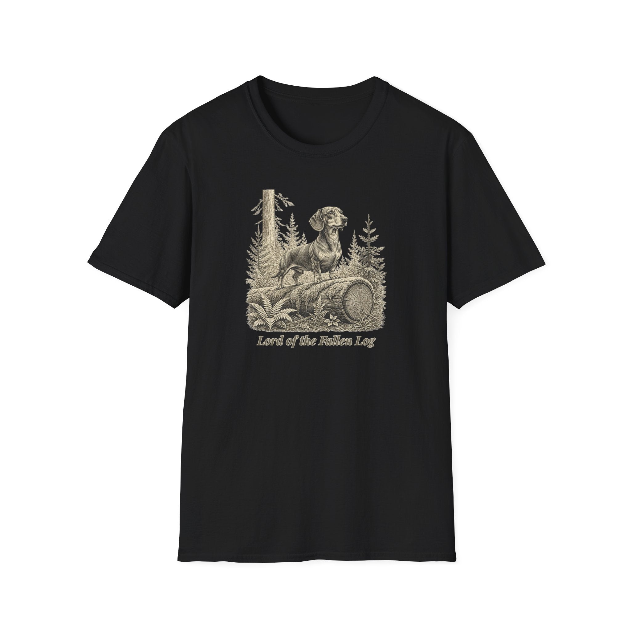 Lord of the Fallen Log Dachshund Dog T-Shirt