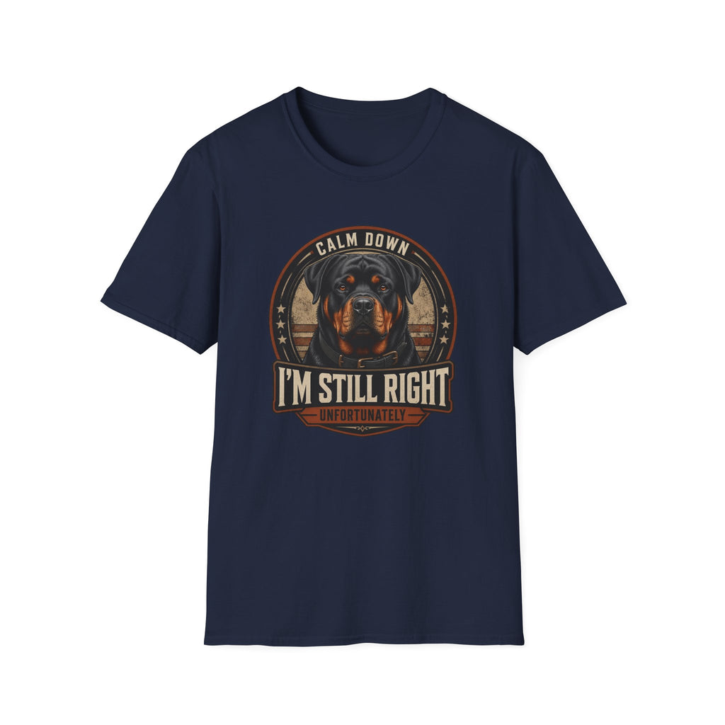Calm Down Rottweiler Dog T-Shirt