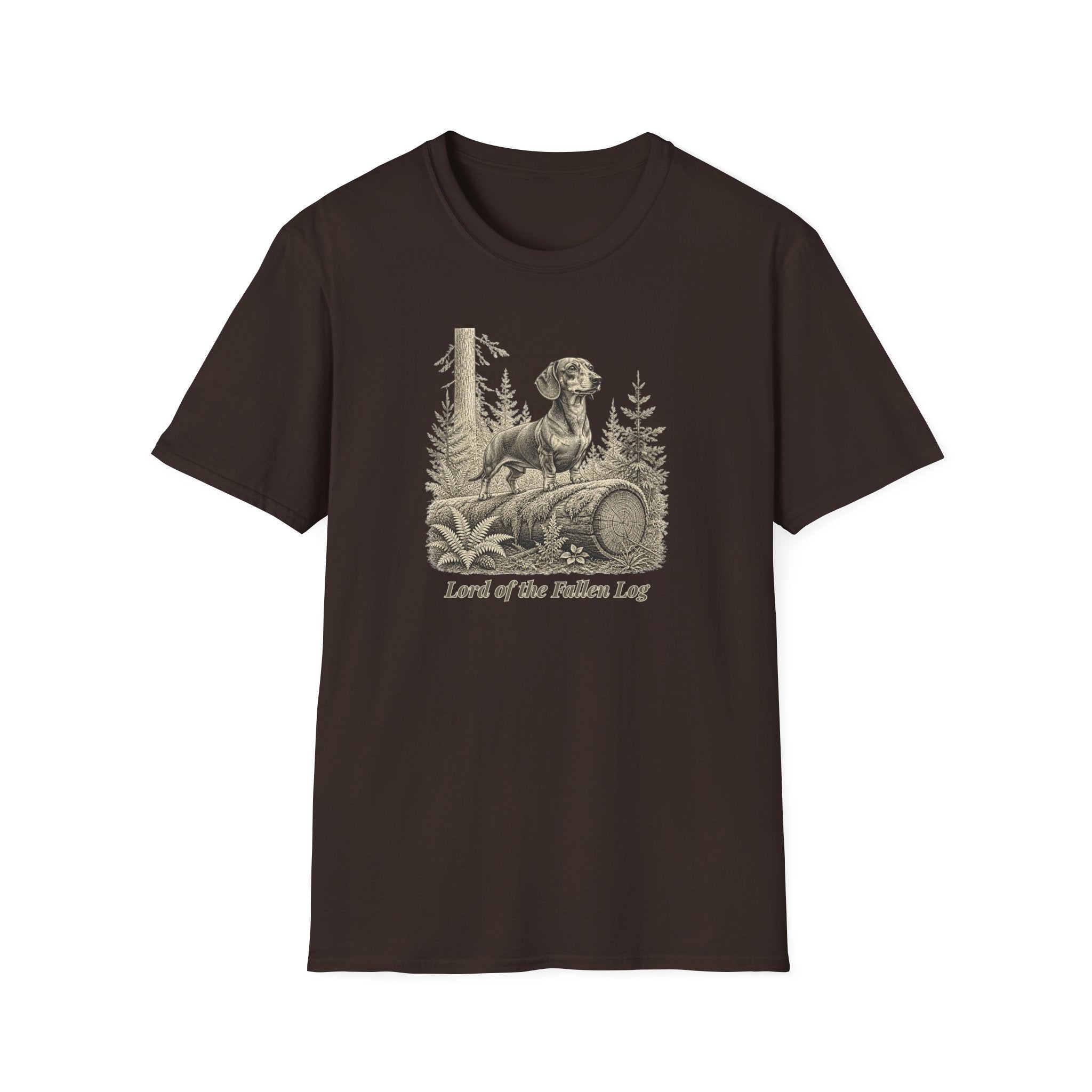 Lord of the Fallen Log Dachshund Dog T-Shirt