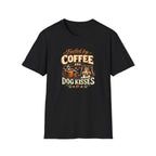 Coffee Kiss Sheltie Shetland Sheepdog Dog T-Shirt
