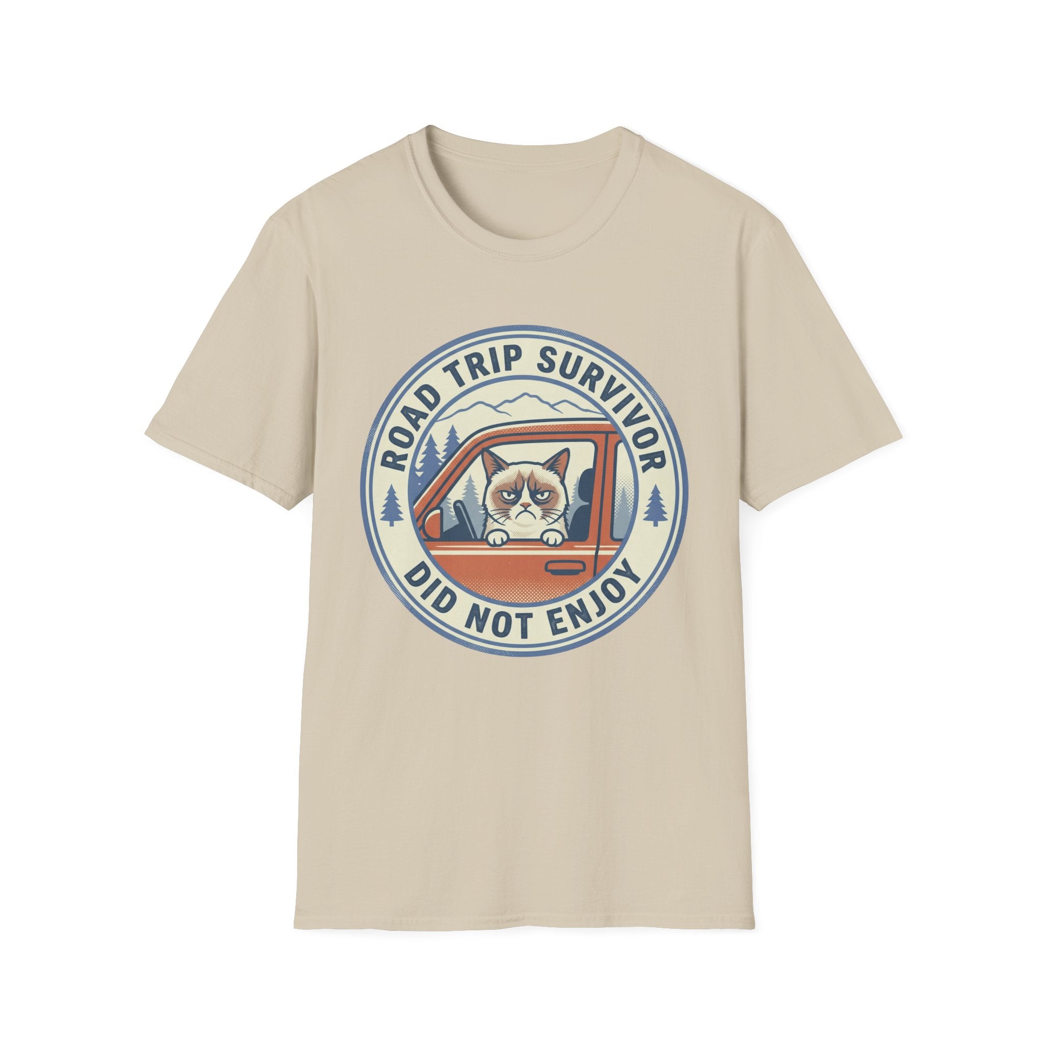 Road Trip Survivor Cat T-Shirt