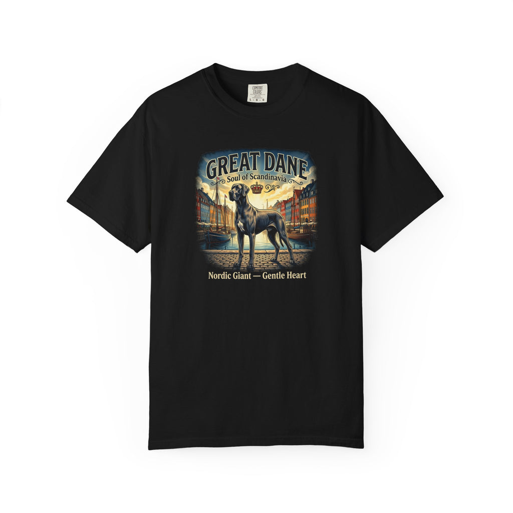 Great Dane T-Shirt – "Nordic Giant, Gentle Heart" Vintage Dog Tee