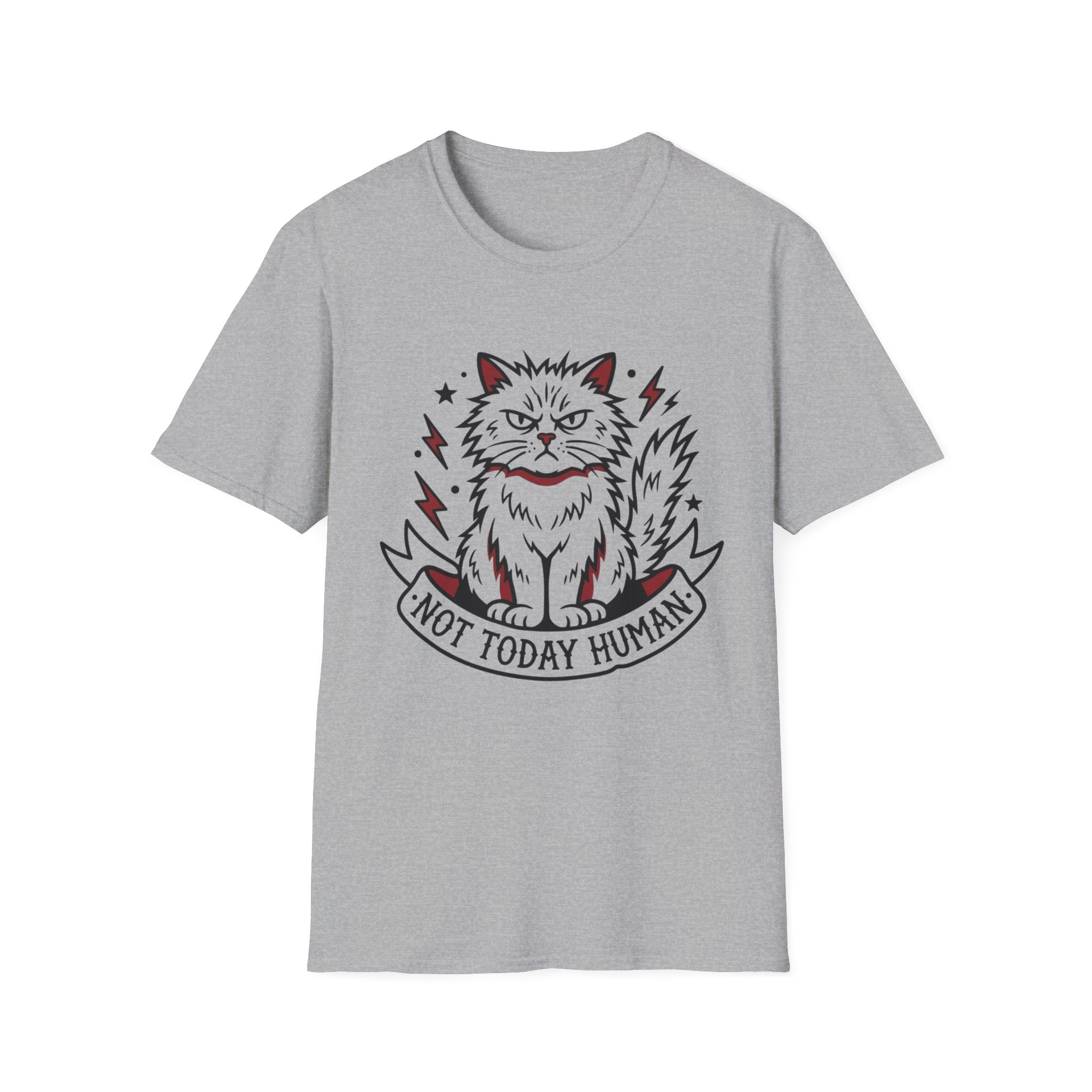 Not Today Human Cat T-Shirt