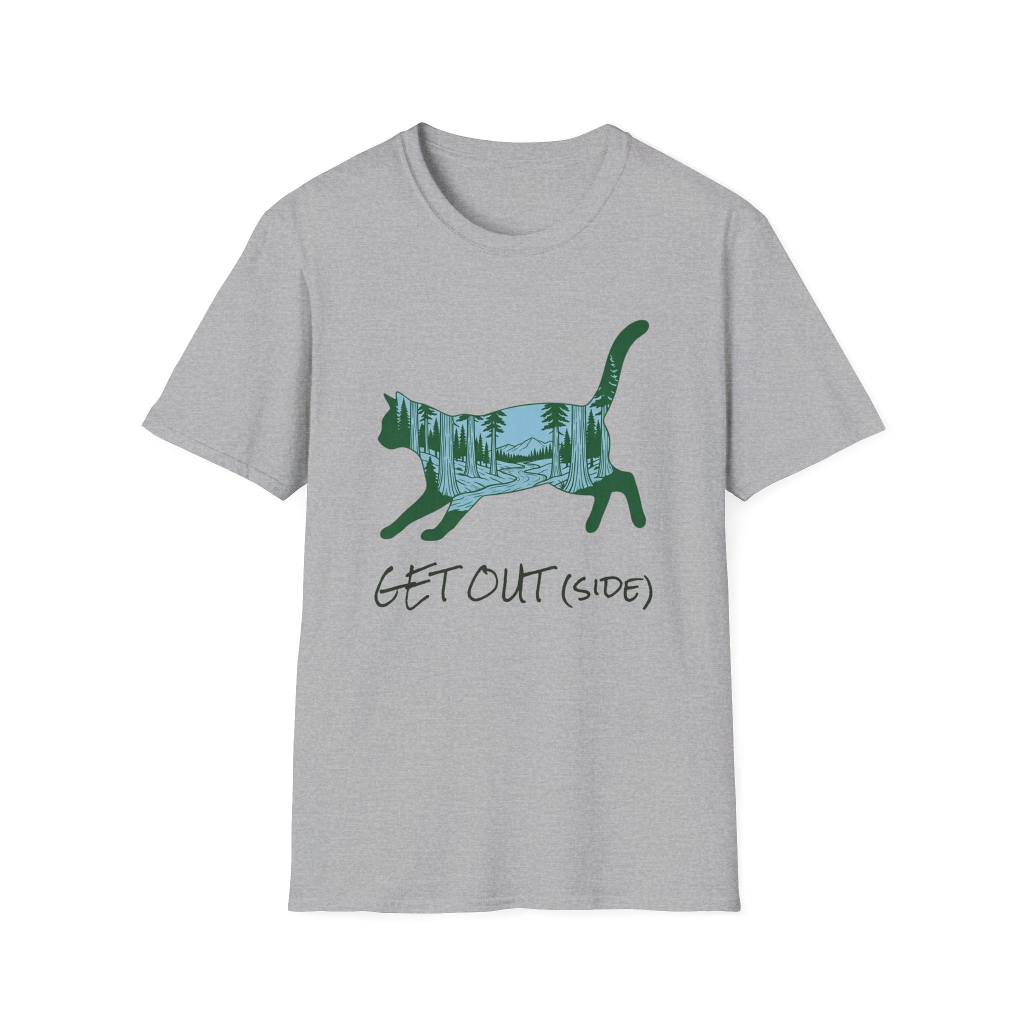 Get Outside Cat T-Shirt