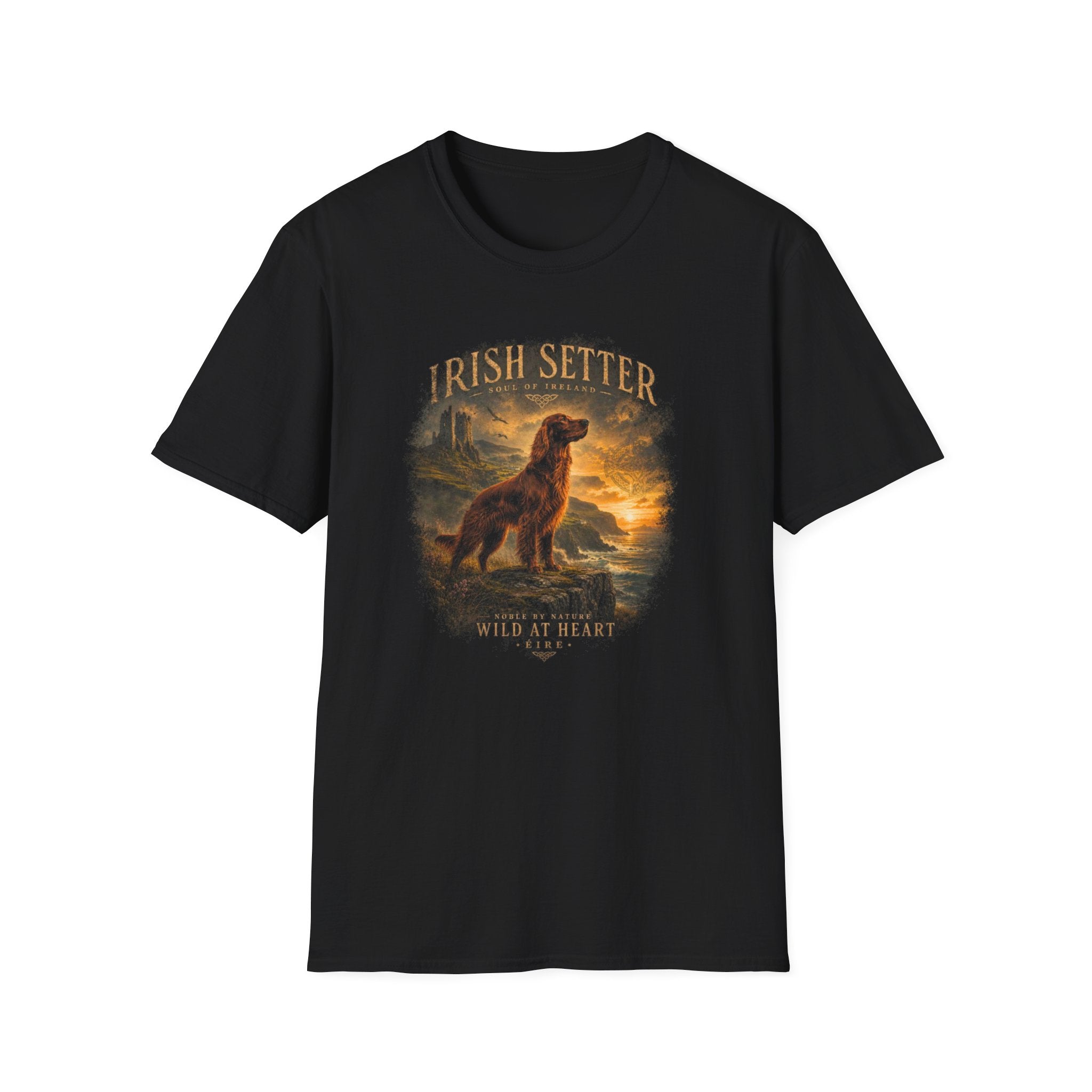 Wild At Heart Irish Setter Dog T-Shirt