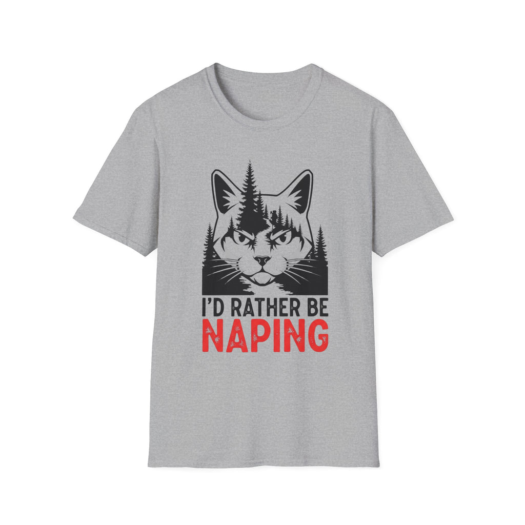 I'd Rather Be Napping Cat T-Shirt