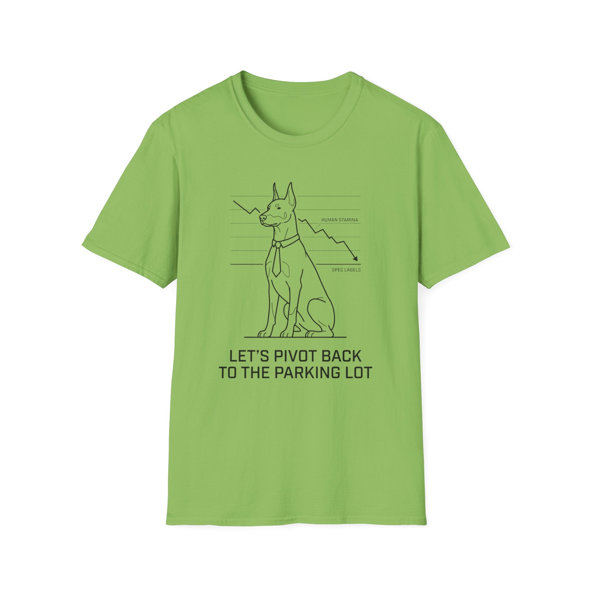 Let's Pivot Back Dog T-Shirt