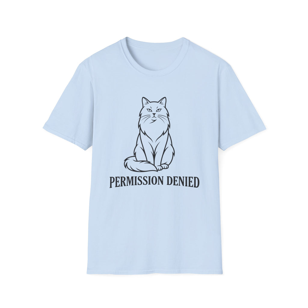 Permission Denied Cat T-Shirt