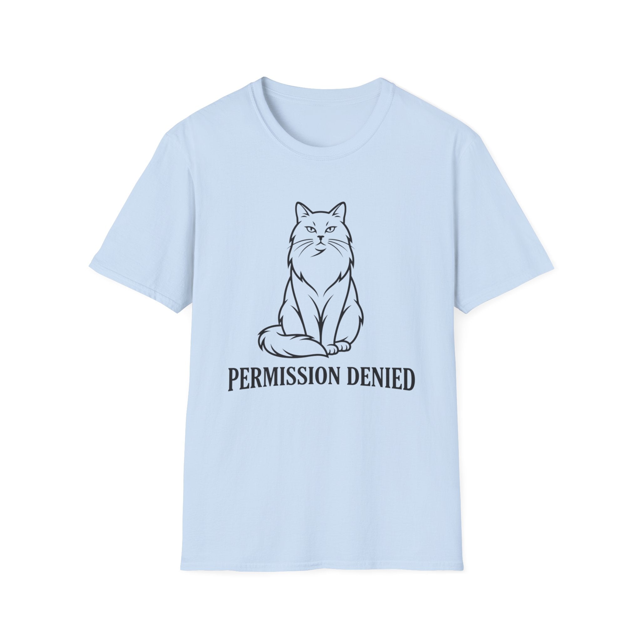 Permission Denied Cat T-Shirt