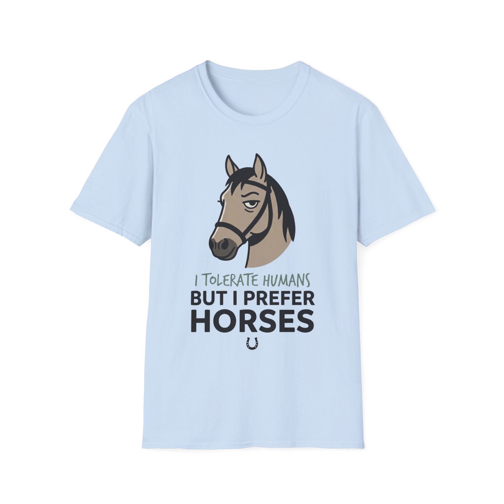 I Prefer Horses T-Shrit