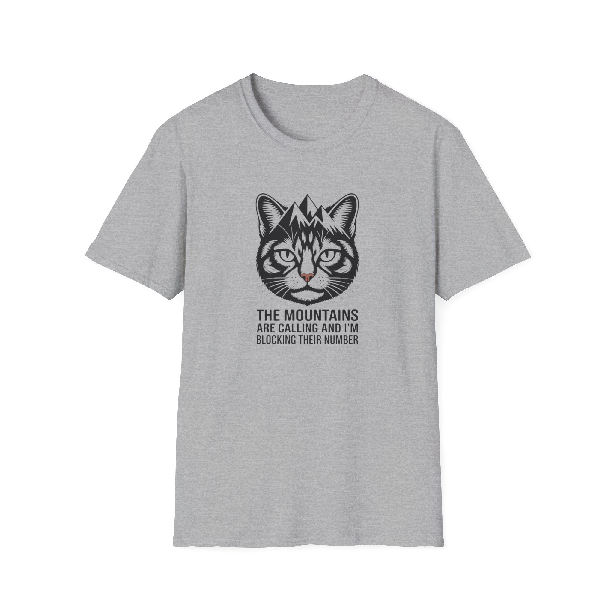Mountains Are Calling Cat T-Shirt