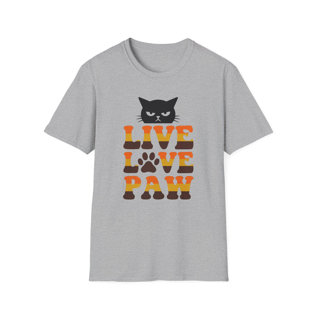 Live Love Paw Cat T-Shirt