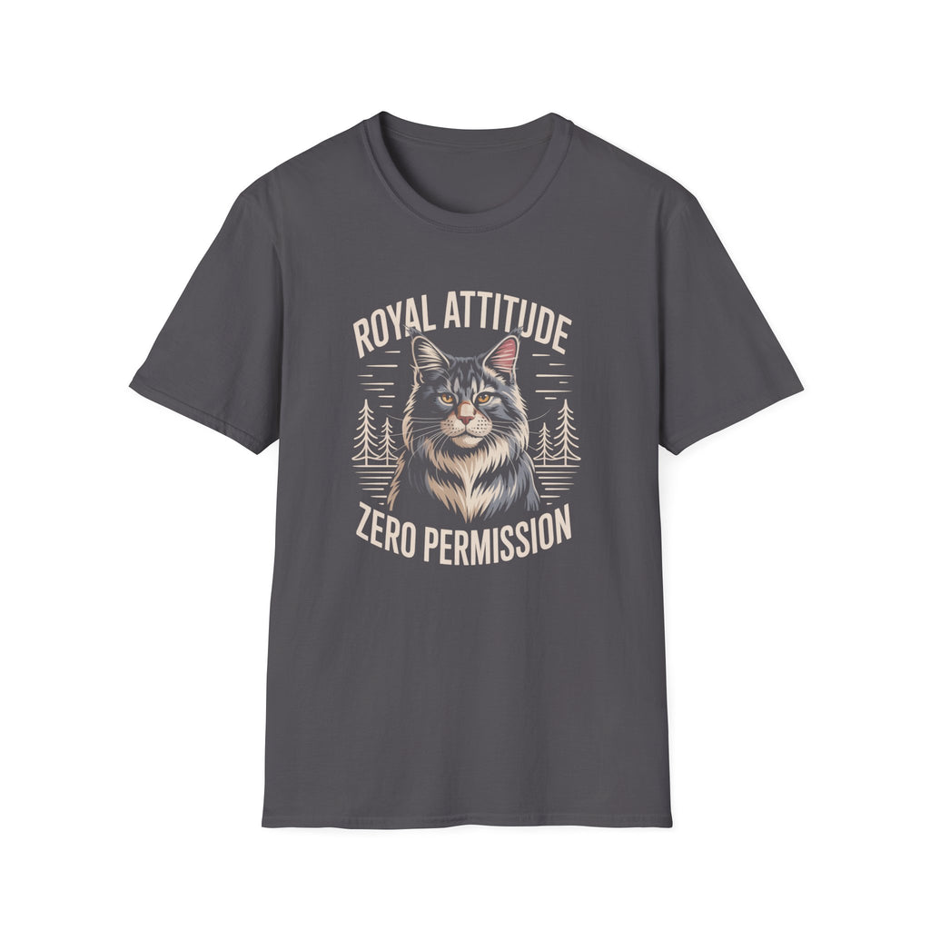 Royal Attitude Maine Coon Cat T-Shirt