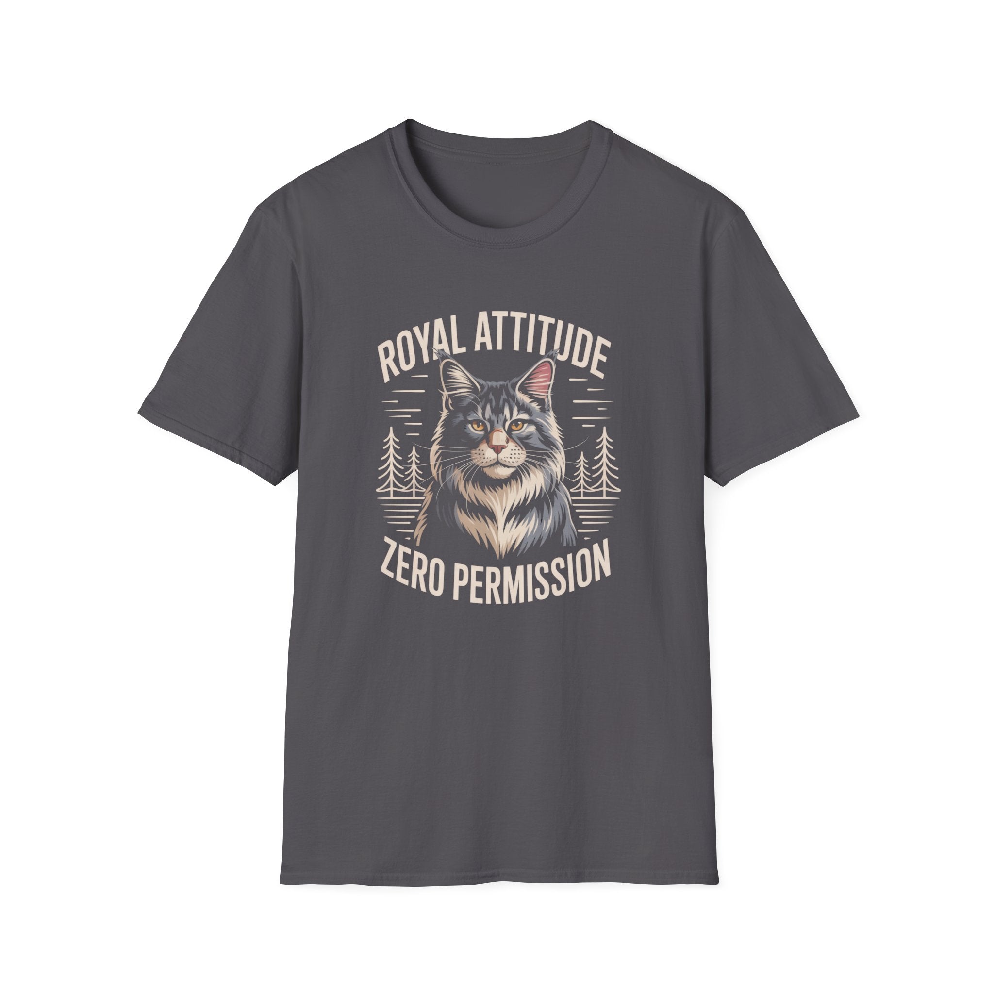 Royal Attitude Maine Coon Cat T-Shirt