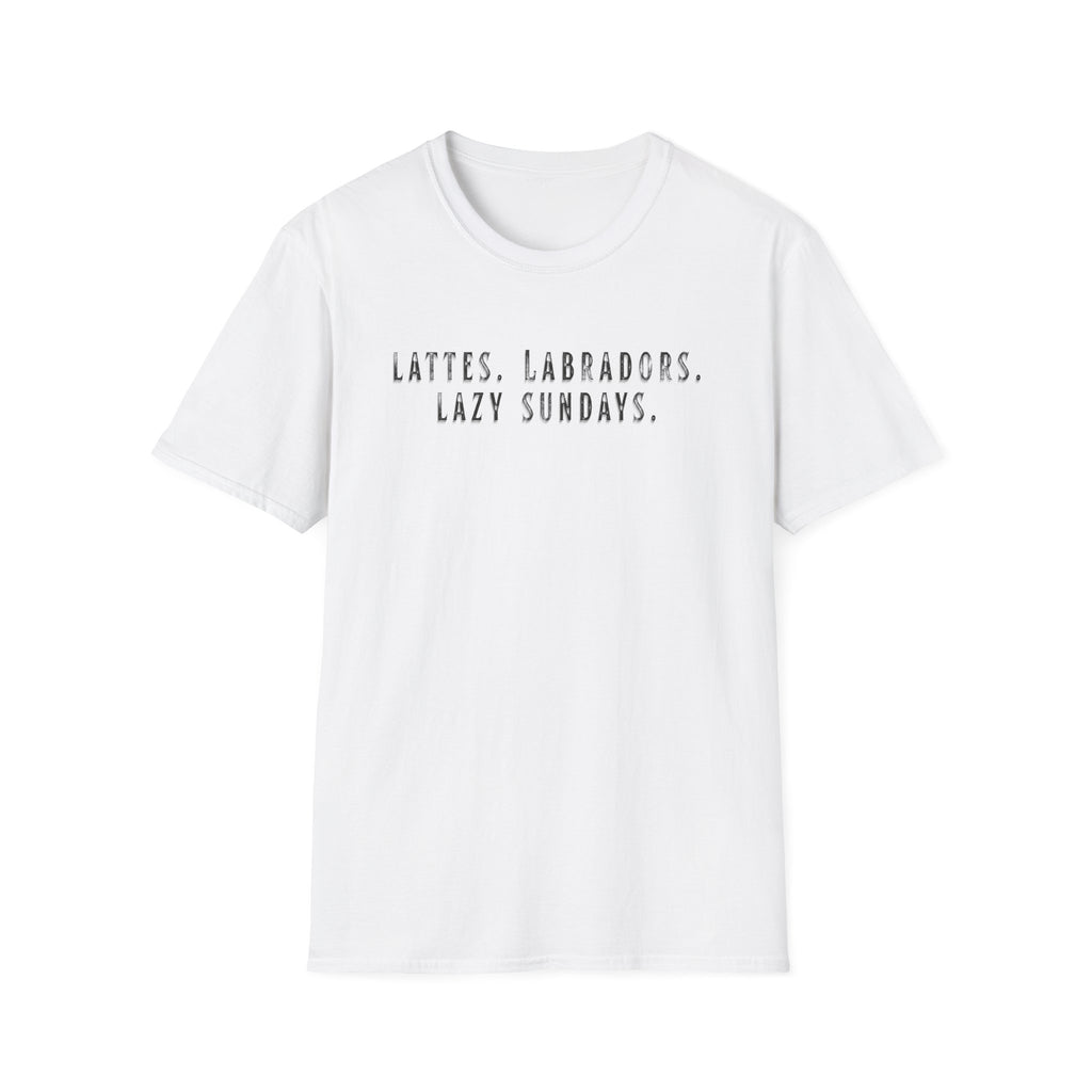 Lattes Labrador Dog T-Shirt