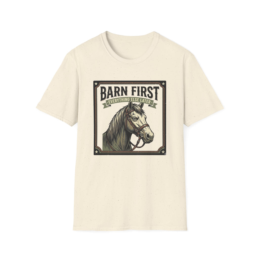 Barn First Horse T-Shirt