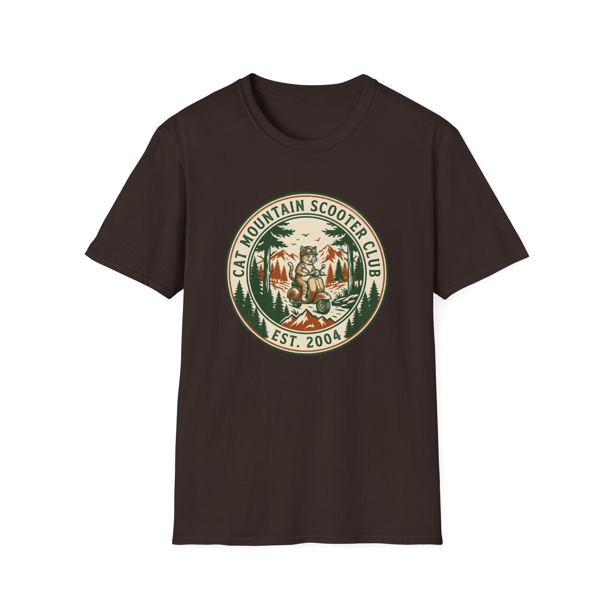 Cat Mountain Scooter Club T-Shirt