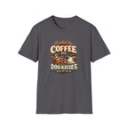 Coffee and Kisses Dog T-Shirt