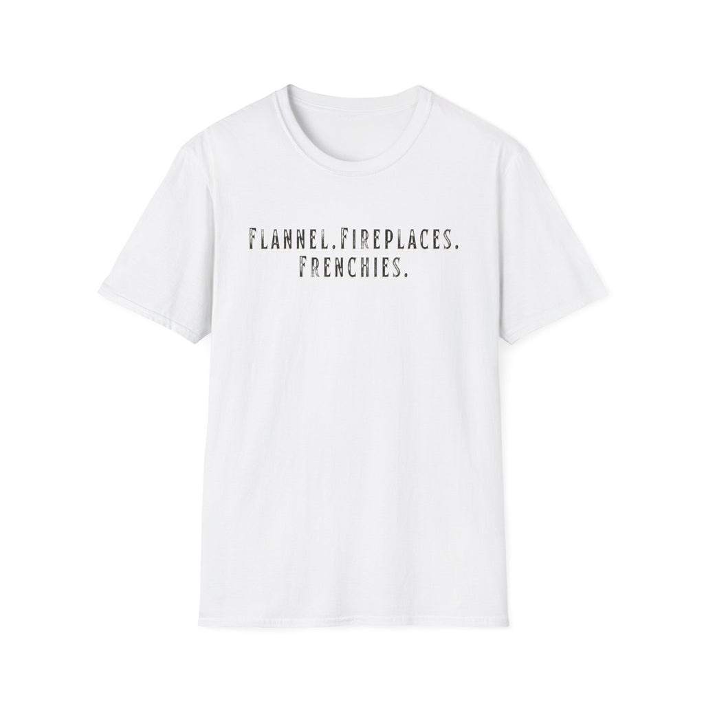 Flannel Frenchies Dog T-Shirt