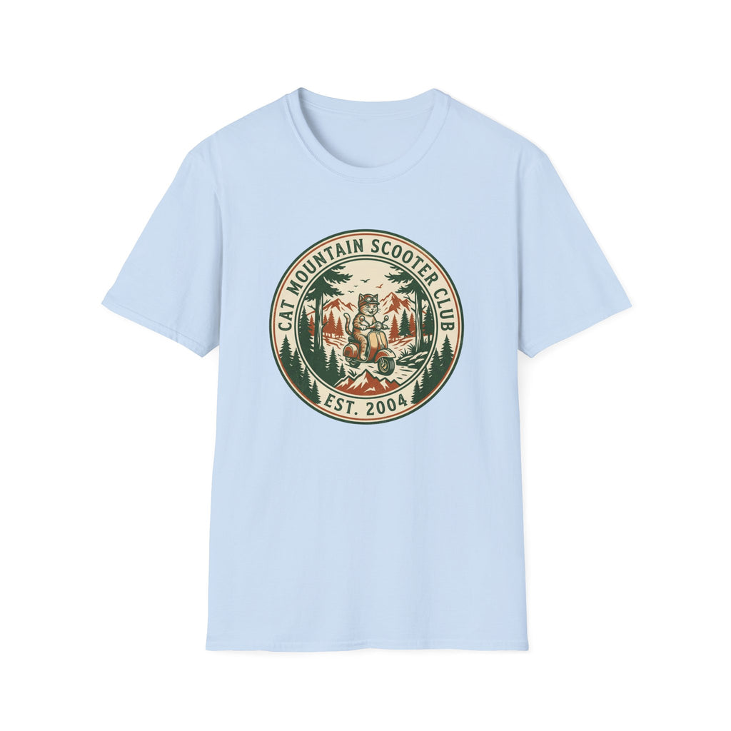 Cat Mountain Scooter Club T-Shirt