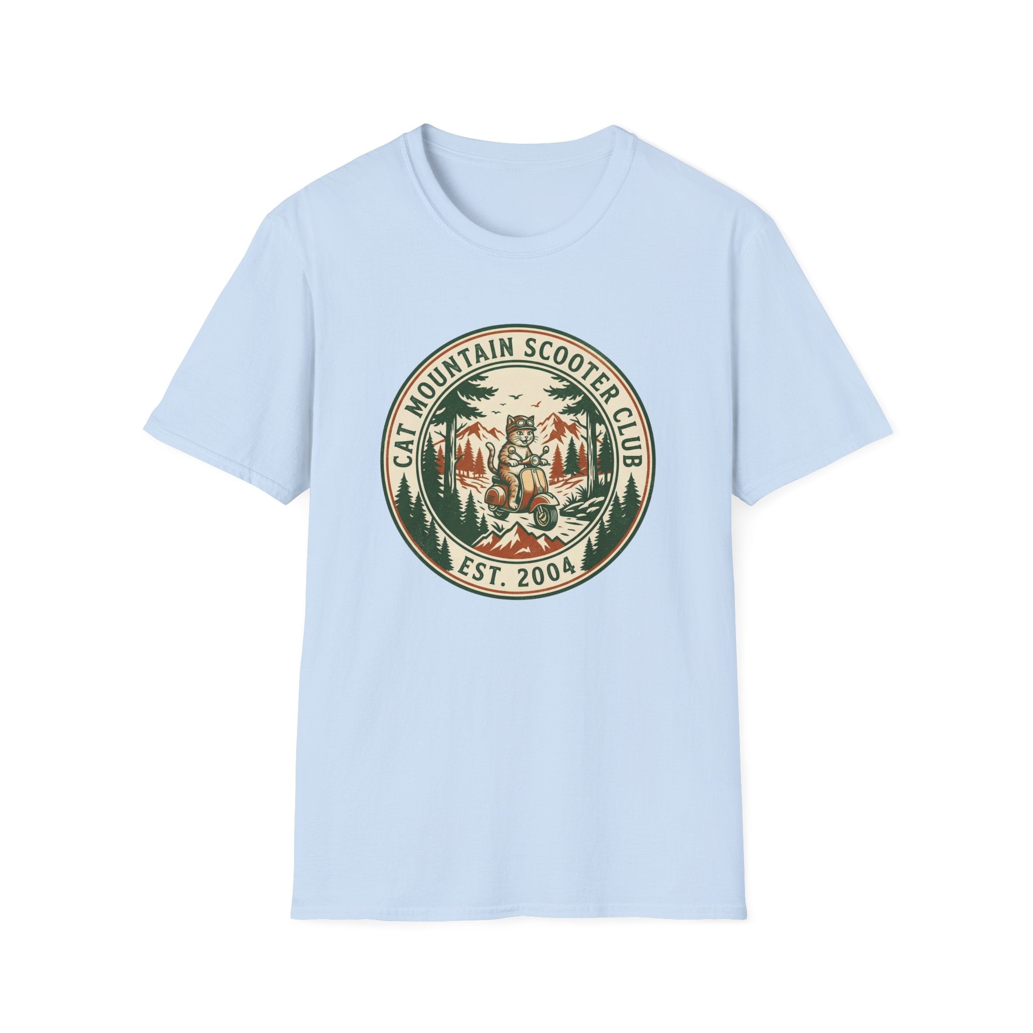 Cat Mountain Scooter Club T-Shirt