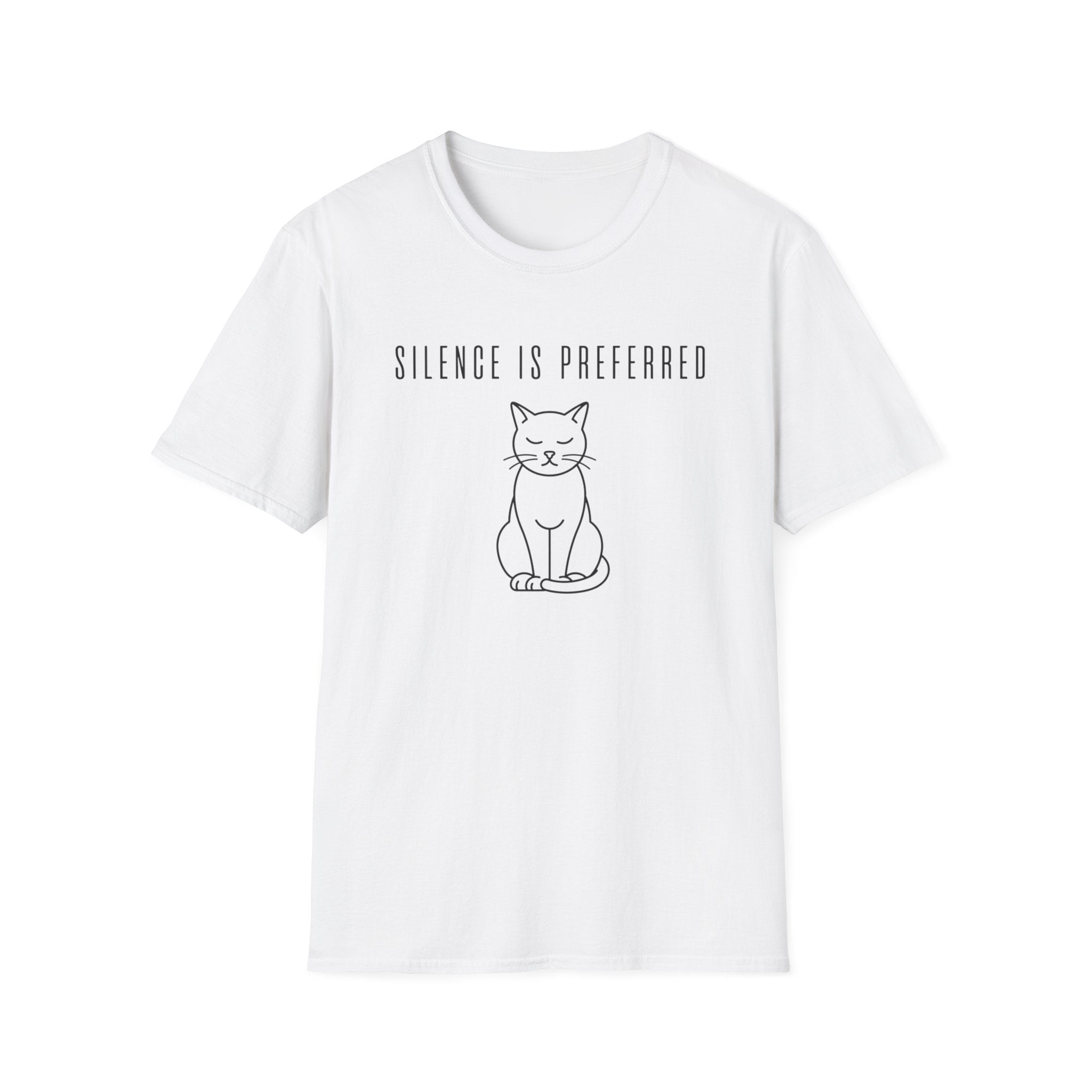 Silence Is Preferred Cat T-Shirt