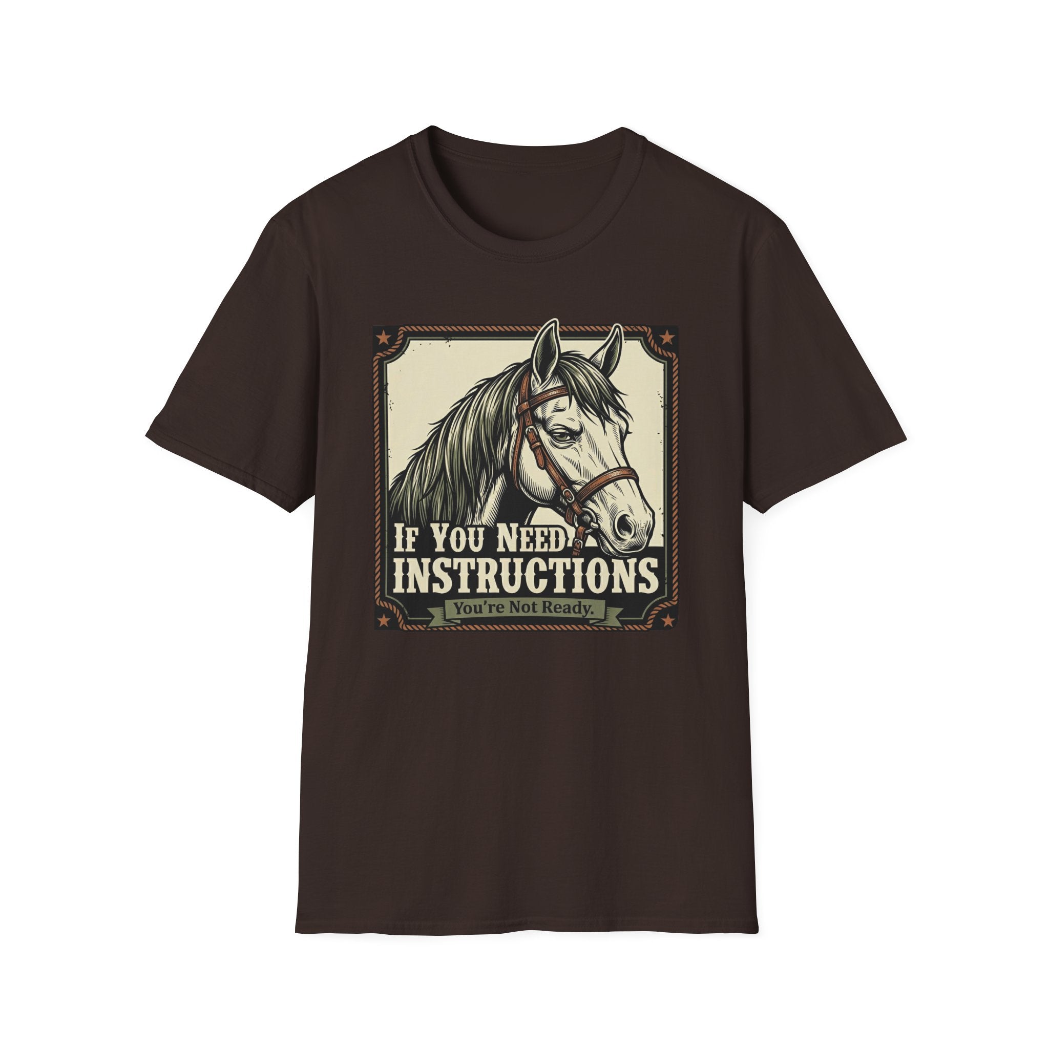 If You Need Instructions Horse T-Shirt