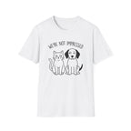 We're Not Impressed Cat and Dog T-Shirt