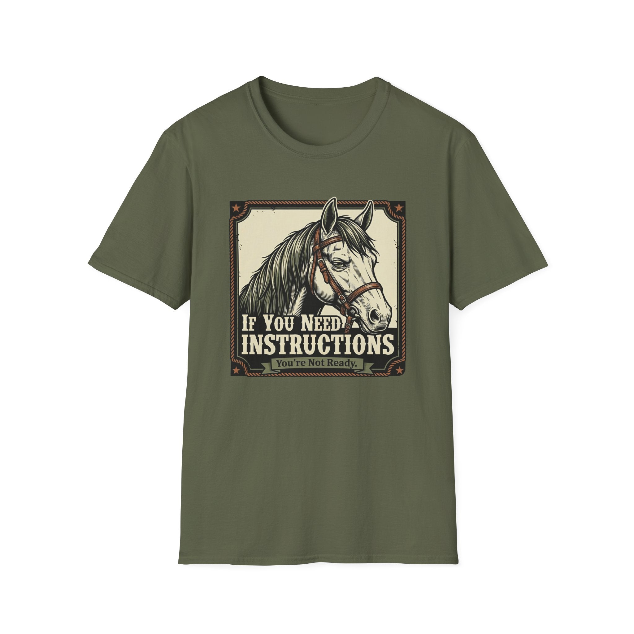 If You Need Instructions Horse T-Shirt