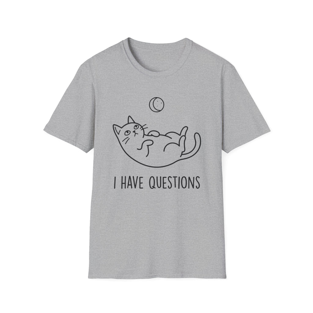 I Have Questions Cat T-Shirt