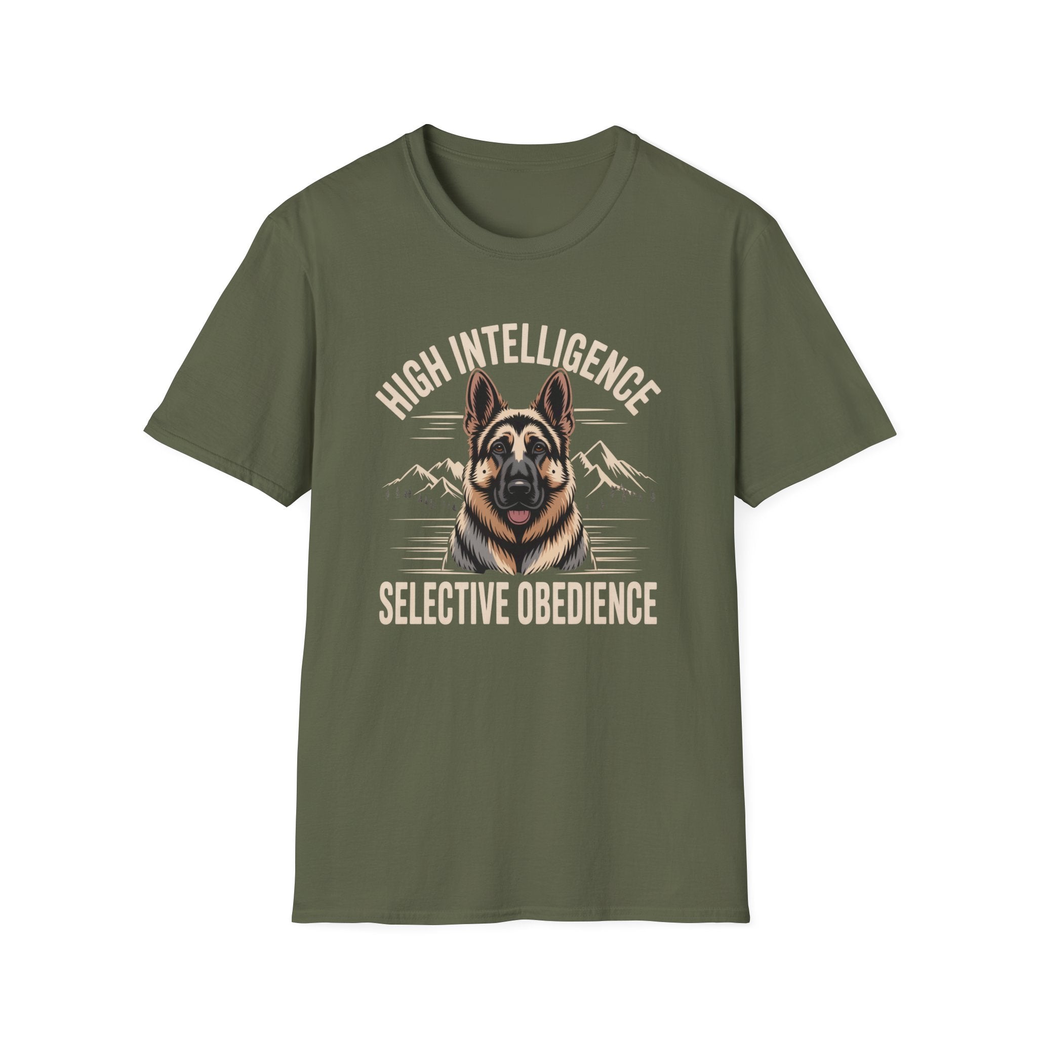 High Intel German Shepherd Dog T-Shirt