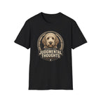 Judgmental Thoughts Labradoodle Dog T-Shirt